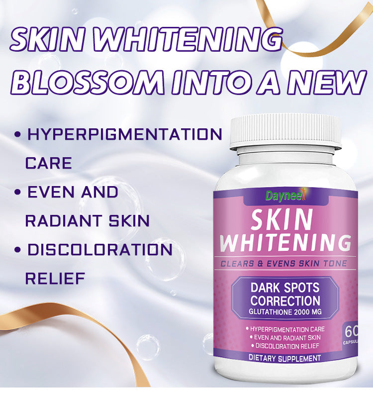 Skin Whitening Capsules with Glutathione (2000MG) | Dietary Supplement for Anti-Aging, Skin Toning, and Dark Spots - Image 3
