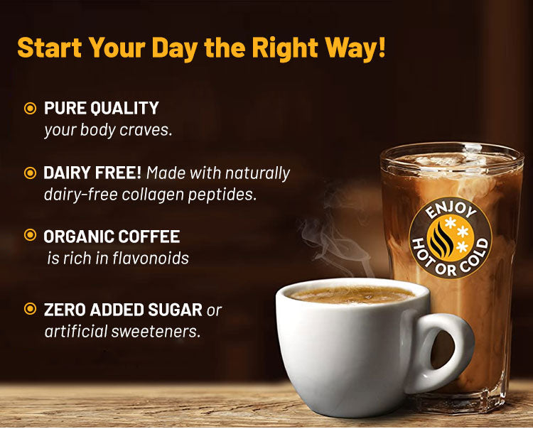 Collagen Coffee with Vitamin C and Biotin | Instant Coffee for Skin Beauty, Anti-Aging, Nails and Hair Care - Image 5