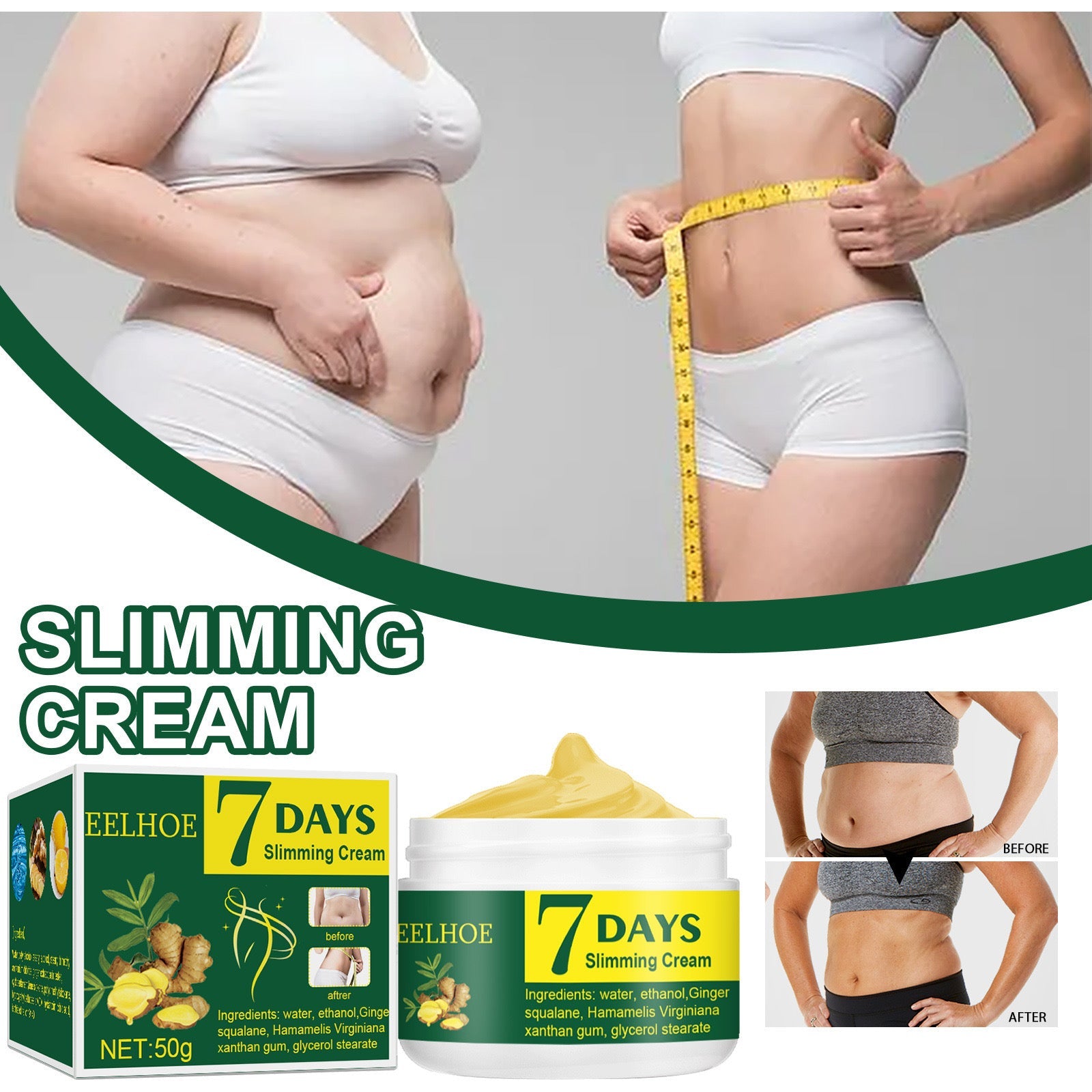 EELHOE 7 Days Slimming Cream (50 grams) - Image 15