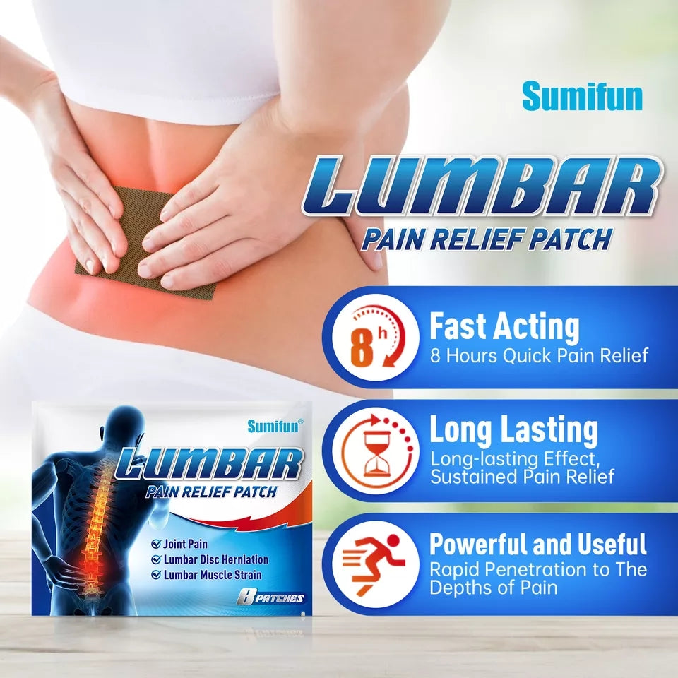 Lumbar Pain Relief Patch | Medicated Patch for Lumbar Disc Herniation, Muscle Strain, and Joint Pain - Image 2