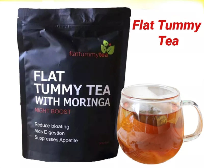 Flat Tummy Tea with Moringa (Night Boost) | Herbal Tea for Bloating, Healthy Digestion, Appetite Control, and Detox - Image 10