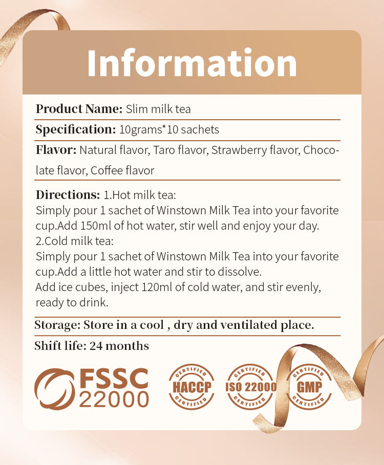 Slim Milk Tea (Nature Flavour) | Diet Shake for Weight Loss, Appetite Control and Meal Replacement - Image 8