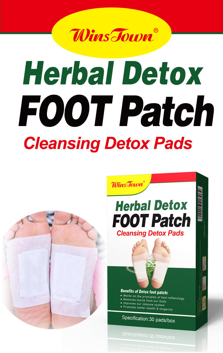 Herbal Detox Foot Patch (30 patches per pack) | Cleansing Detox Pads - Image 6
