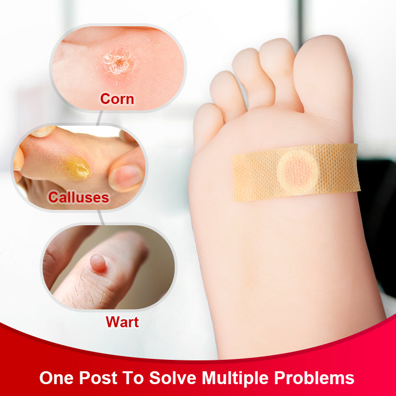Foot Corn Removal Plaster (42 Plasters) | Medicated Patch for Foot Corns, Calluses, and Foot Warts - Image 6