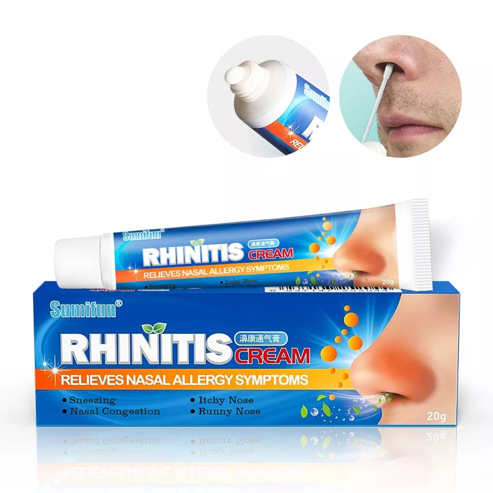 Rhinitis Cream | Topical Cream for Sneezing, Itchy Nose, Sinusitis, and Nasal Congestion