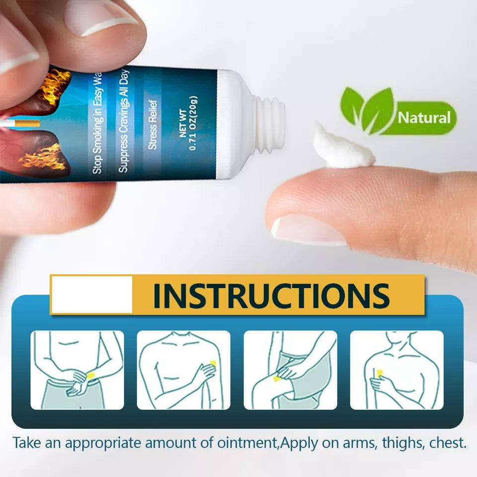 Quit Smoking Cream | Herbal Cream to Suppress Smoking Urge and Relief Stress - Image 12
