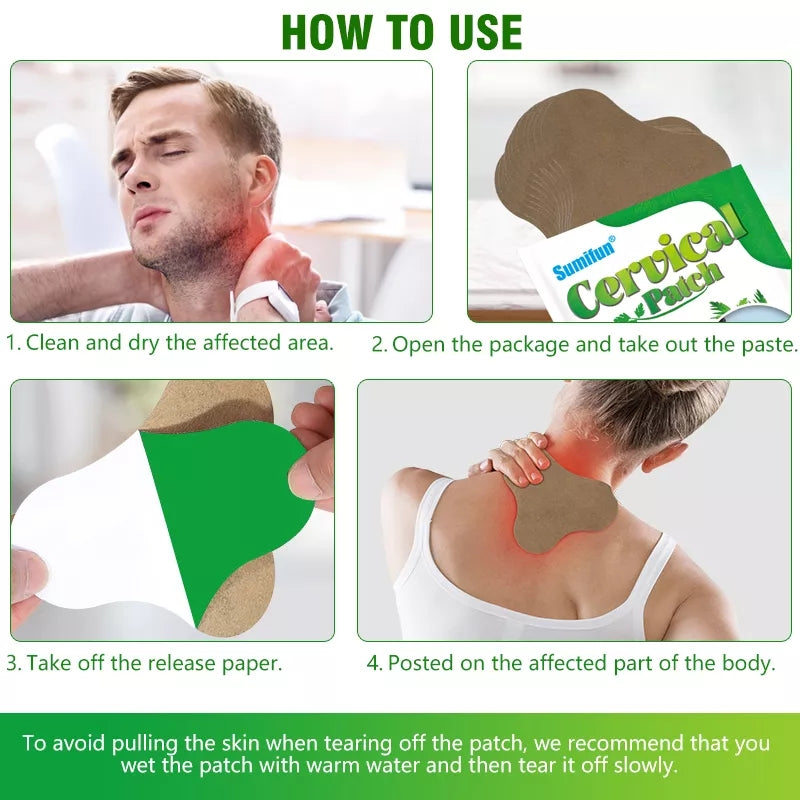 Cervical Pain Relief Patch | Medicated Patch for Cervical Pain, Neck Pain, and Cervical Soreness - Image 8