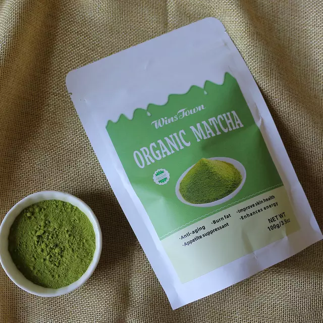 Organic Matcha Green Tea Powder | Herbal Tea for Anti-aging, Appetite Suppressant, Energy, and Skin Health - Image 3