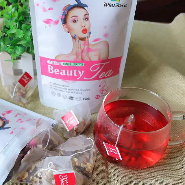 7 Days Beauty Tea with Collagen | Anti-Aging, Detoxing and Skin Whitening Tea - Image 3