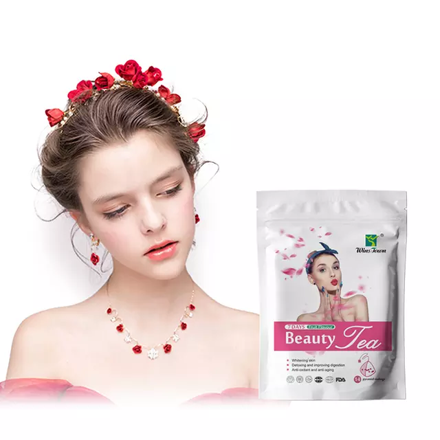 7 Days Beauty Tea with Collagen | Anti-Aging, Detoxing and Skin Whitening Tea - Image 4