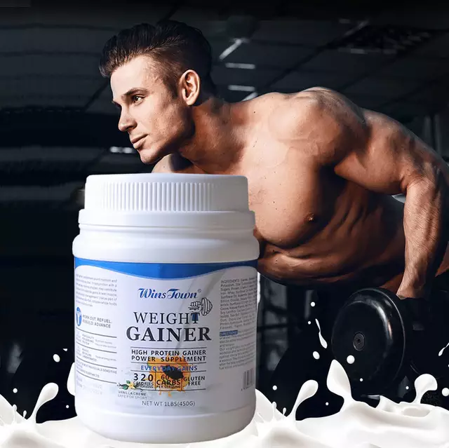 WINSTOWN Weight Gainer Powder (450g Pack, 25g Protein, 60g Carbs) | Dietary Supplement for Muscle Mass, Weight Gain, and Muscle Recovery - Image 9