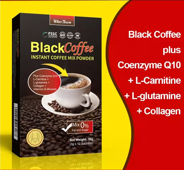 Black Coffee with CoQ10 and L-Carnitine | Organic Coffee for Energy, Mental Alertness, and Healthy Heart - Image 3