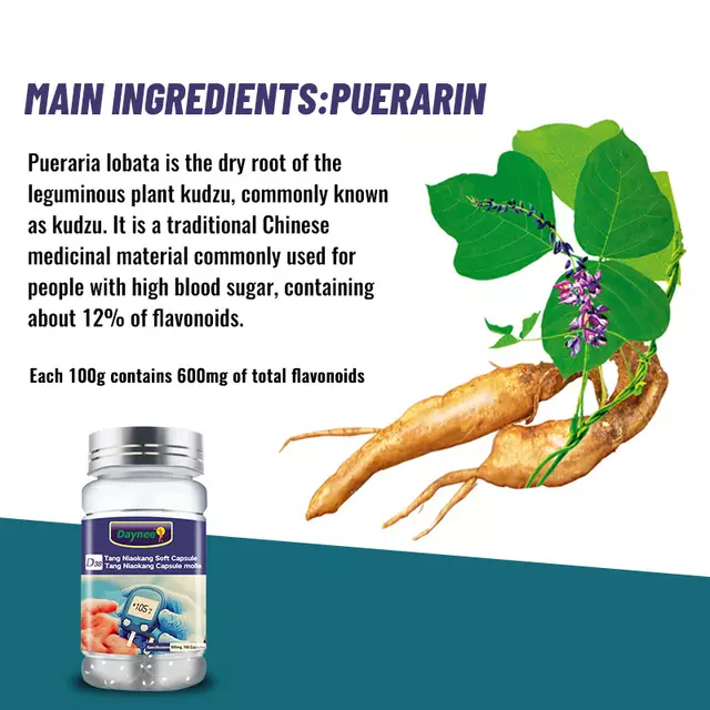 Tang Niaokang Capsules with Puerarin | Dietary Supplement for Blood Sugar Control, Insulin Production, and Diabetes Management - Image 10