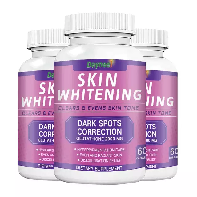 Skin Whitening Capsules with Glutathione (2000MG) | Dietary Supplement for Anti-Aging, Skin Toning, and Dark Spots - Image 7