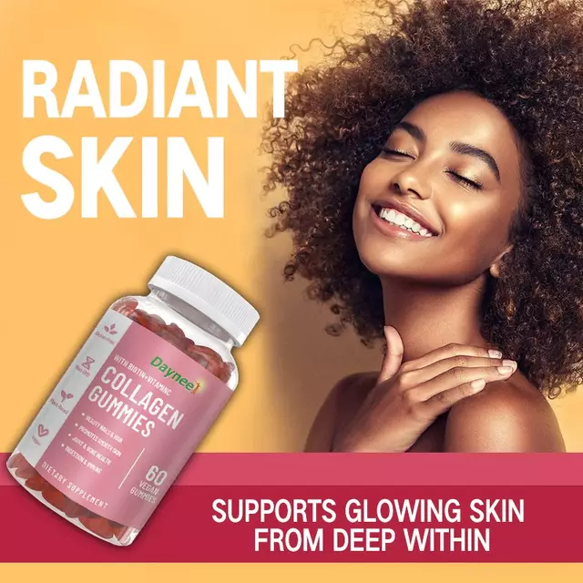 Collagen Gummies with Biotin and Vitamin C | Dietary Supplement for Skin, Hair, Bone, Joint and Nail Care - Image 5