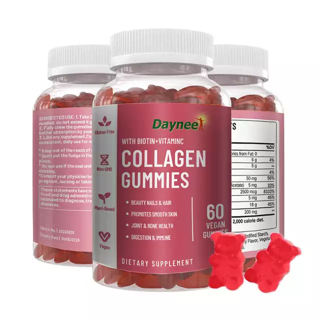 Collagen Gummies with Biotin and Vitamin C | Dietary Supplement for Skin, Hair, Bone, Joint and Nail Care - Image 14