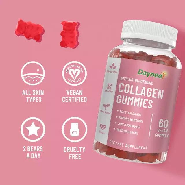 Collagen Gummies with Biotin and Vitamin C | Dietary Supplement for Skin, Hair, Bone, Joint and Nail Care - Image 10