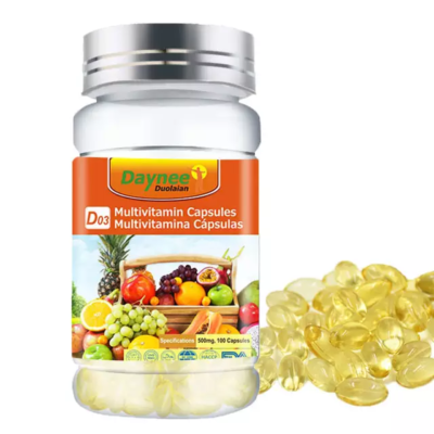 Multivitamin Capsules | Dietary Supplement with Vitamin A, B1, B2, C1 & E, and Minerals for Adults