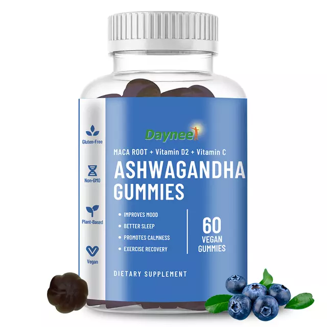 Ashwagandha Gummies with Maca and Vitamins | Dietary Supplement for Stress, Sleep, Testosterone, and Strength - Image 7