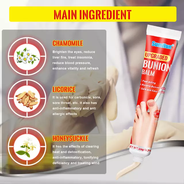 Upgraded Buinon Balm | Pain Relief Cream for Bunion and Stiff Toes - Image 8