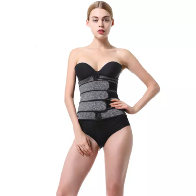 Three Straps Neoprene Belt with Zip | 3 Straps Neoprene Waist Trainer