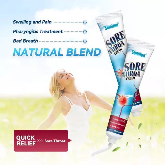 Sore Throat Cream | Topical Ointment for Pharyngitis and Bad Breath - Image 8
