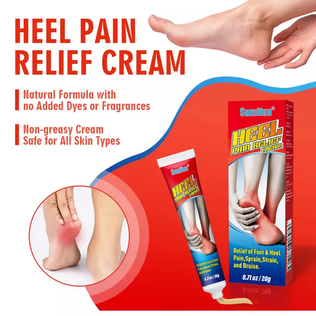Heel Pain Relief Cream | Heel Cream for Heal Pain, Sprain and Bruise - Image 2