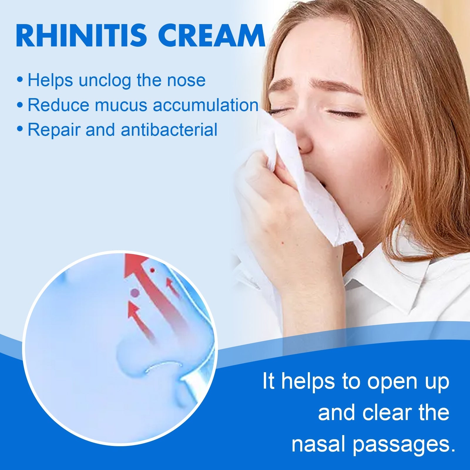 Rhinitis Cream | Topical Cream for Sneezing, Itchy Nose, Sinusitis, and Nasal Congestion - Image 5