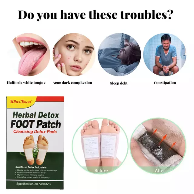 Herbal Detox Foot Patch (30 patches per pack) | Cleansing Detox Pads - Image 13