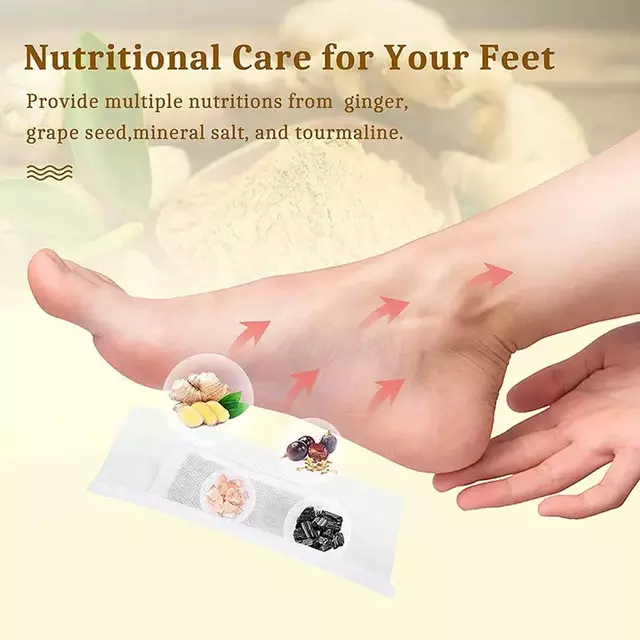 Herbal Detox Foot Patch (30 patches per pack) | Cleansing Detox Pads - Image 4