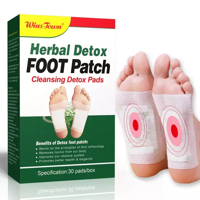 Herbal Detox Foot Patch (30 patches per pack) | Cleansing Detox Pads