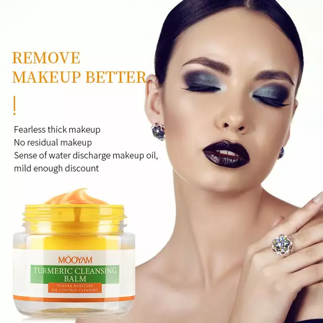 Turmeric Cleansing Balm | Turmeric Balm for Cleaning Makeups, Dirt and Oil