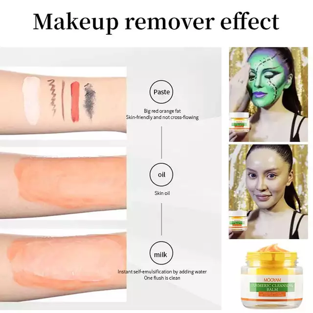 Turmeric Cleansing Balm | Turmeric Balm for Cleaning Makeups, Dirt and Oil - Image 3
