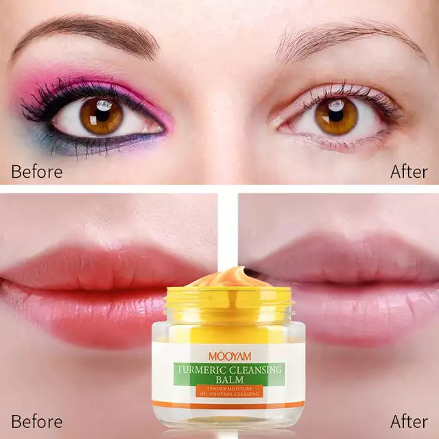 Turmeric Cleansing Balm | Turmeric Balm for Cleaning Makeups, Dirt and Oil - Image 2