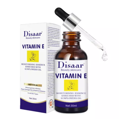 Vitamin E Face Serum with Sunflower Oil | Moisturizing and Anti-Wrinkle Facial Serum