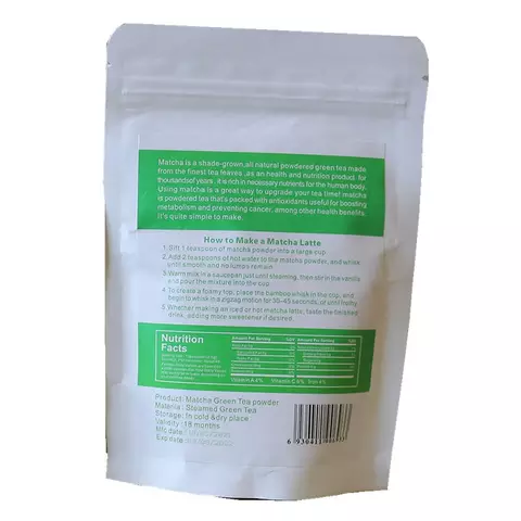Organic Matcha Green Tea Powder | Herbal Tea for Anti-aging, Appetite Suppressant, Energy, and Skin Health - Image 8
