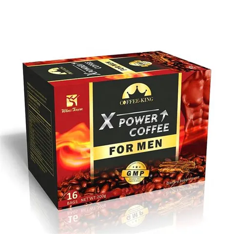 WinsTown XPower Coffee for Men with Tongkat Ali | Instant Coffee for Sexual Enhancement, Weak Erection, and Premature Ejaculation