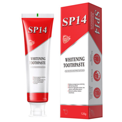 SP-14 Whitening Toothpaste (120 grams) | Super Probiotic-10 Toothpaste for Teeth Whitening, Stubborn Stains, Yellow Teeth, Mouth Odor, Fresh Breath, and Dental Care