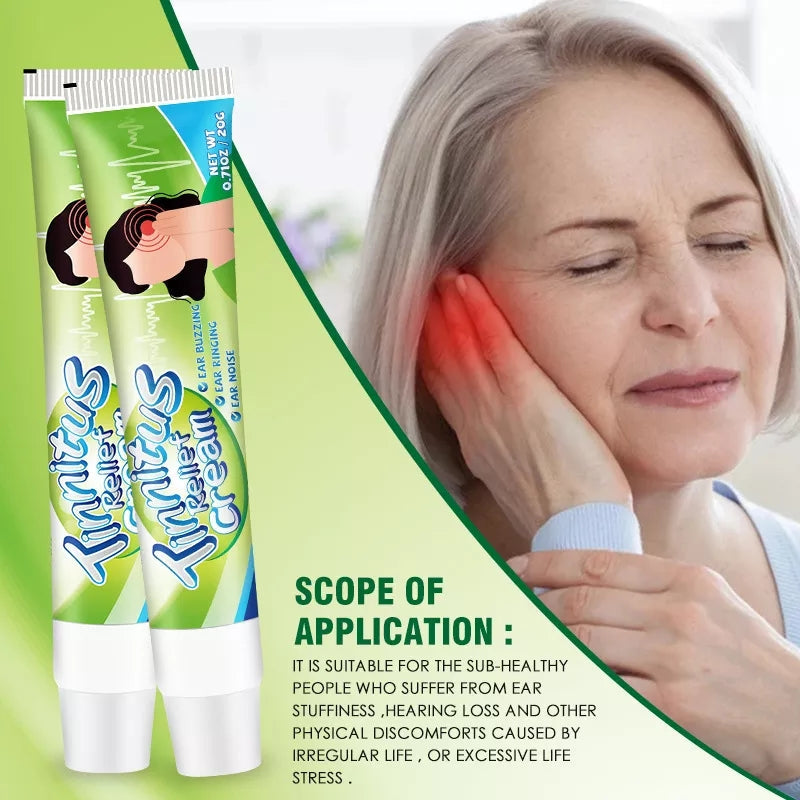 Tinnitus Relief Cream | Herbal Ointment for Ear Buzzing, Ear Ringing and Noise - Image 2
