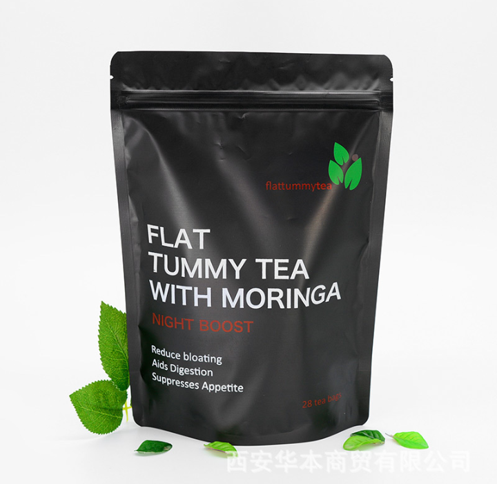 Flat Tummy Tea with Moringa (Night Boost) | Herbal Tea for Bloating, Healthy Digestion, Appetite Control, and Detox - Image 9