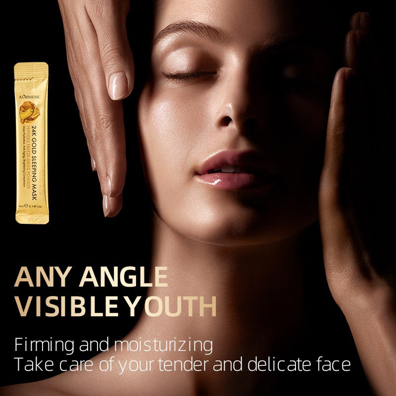 KORMESIC 24K Gold Sleeping Mask (20 sheets) - Image 3