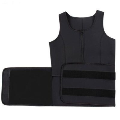 Neoprene Body Shaping Vest With Zipper | Yoga Sports Sweat Vest - Ginax Store
