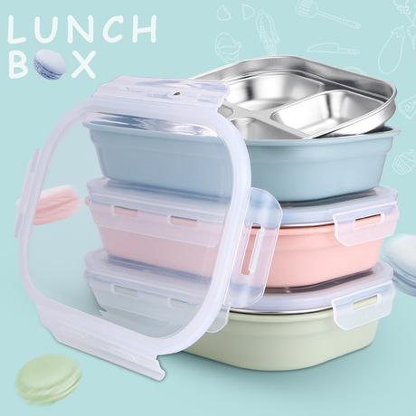 Stainless Steel Partitioned Lunch Box | School Lunch Box - Image 6