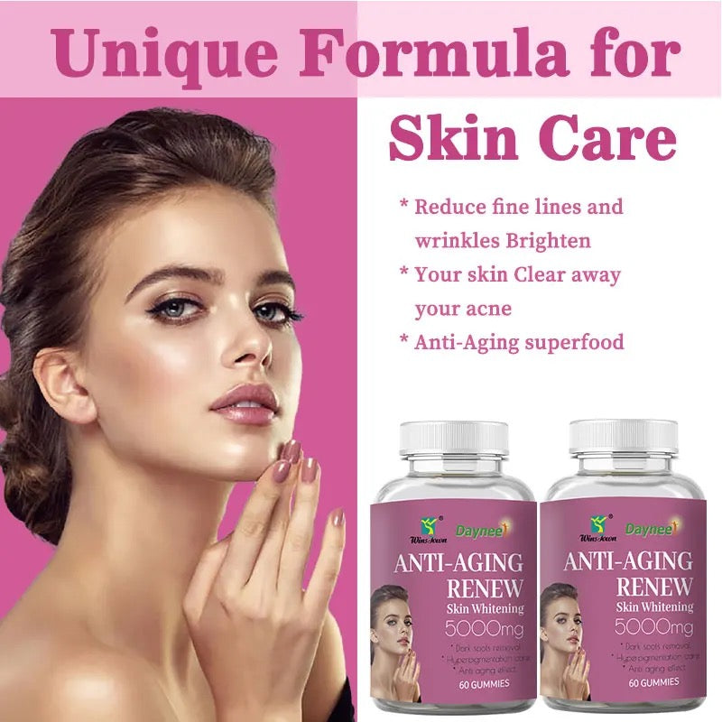 Anti-Aging Renew Gummies (5000mg) | Dietary Supplement for Dark Spots, Hyperpigmentation, and Anti-Aging - Image 2