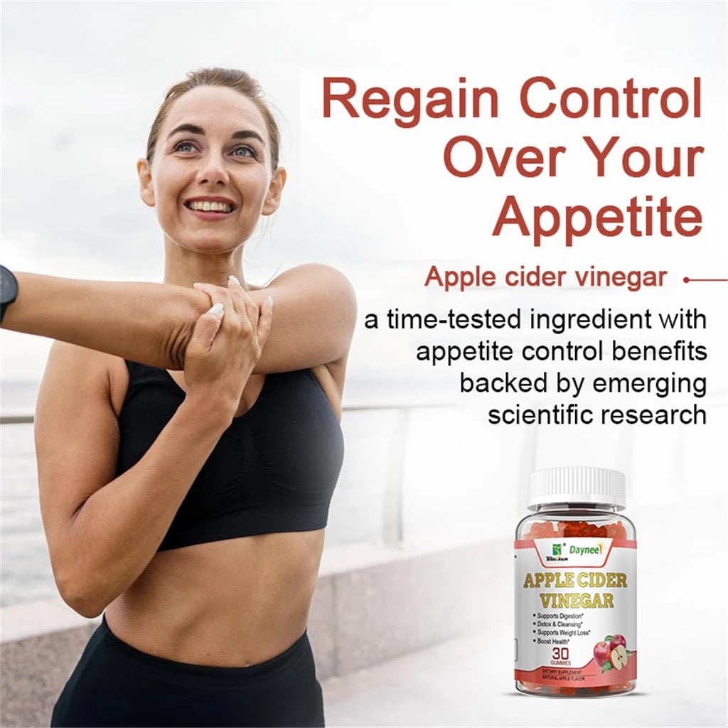 Apple Cider Vinegar Gummies (30 gummies) | Dietary Supplement for Detox, Digestion, and Weight Loss - Image 2