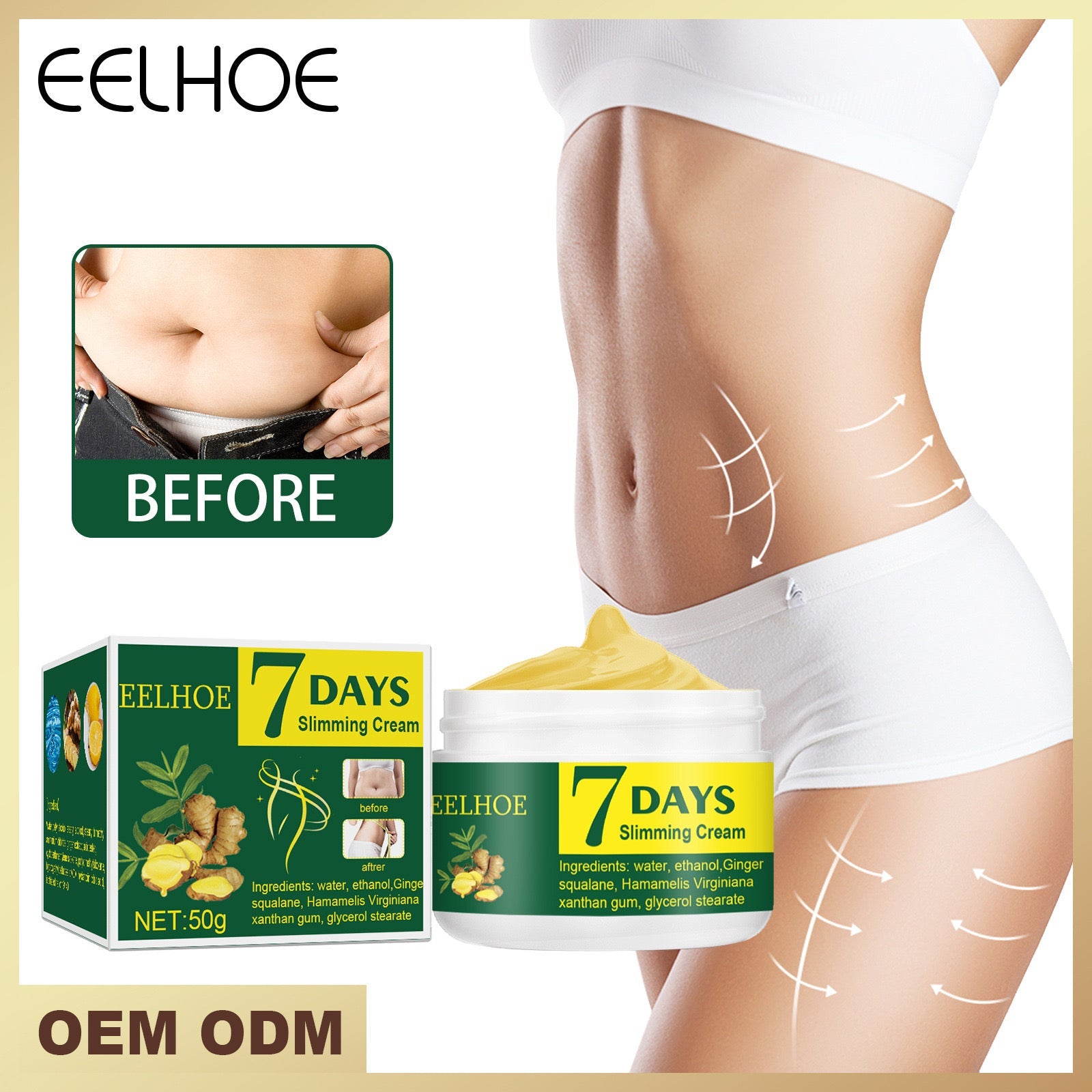 EELHOE 7 Days Slimming Cream (50 grams) - Image 5