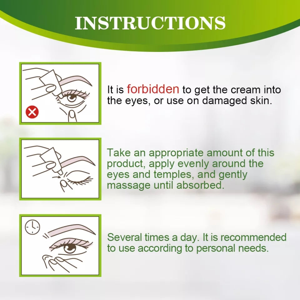 Eye Care Cream | Herbal Cream for Bright Eyes, Eye Fatigue, Dark Circles, and Puffiness - Image 15
