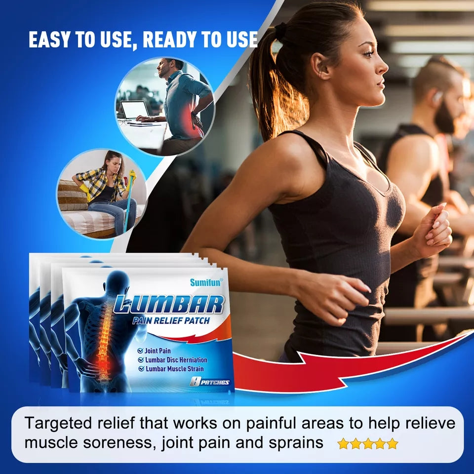 Lumbar Pain Relief Patch | Medicated Patch for Lumbar Disc Herniation, Muscle Strain, and Joint Pain - Image 4