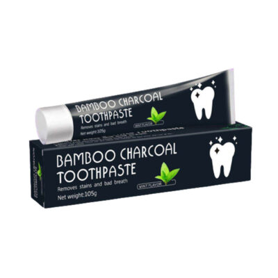 Bamboo Charcoal Toothpaste | Herbal Toothpaste for Teeth Stains, Bad Breath, and Teeth Whitening