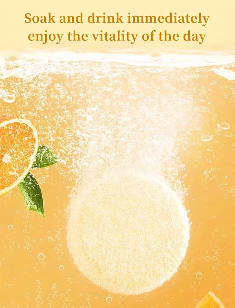 Vitamin C Effervescent Tablets (Orange flavor, 4000mg) - Image 5